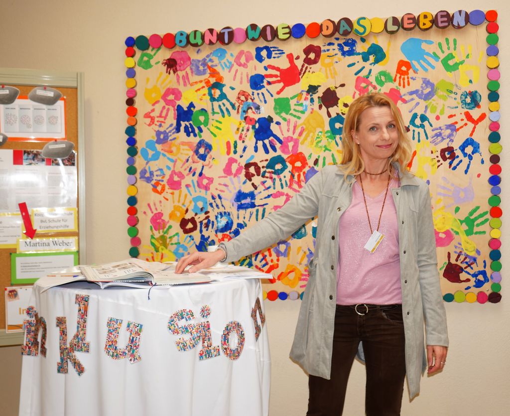 Infostand zur Inklusion an der Bvl Schule